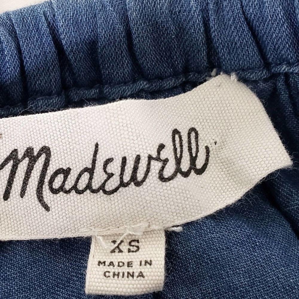 Madewell Chambray Denim Off the Shoulder Top - Picture 6 of 6